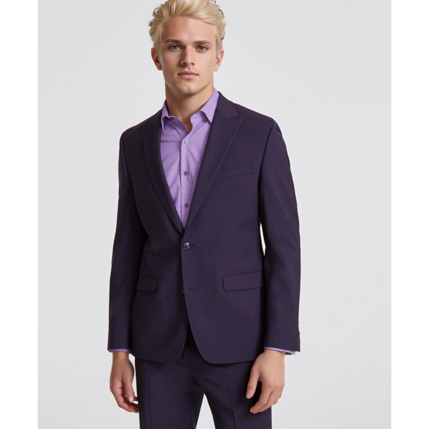 Bar Iii Sport Coat Blazer Mens 38r Burgundy Slim Fit Wool Blend Nwt